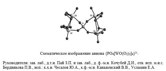 Схематическое изображение аниона 